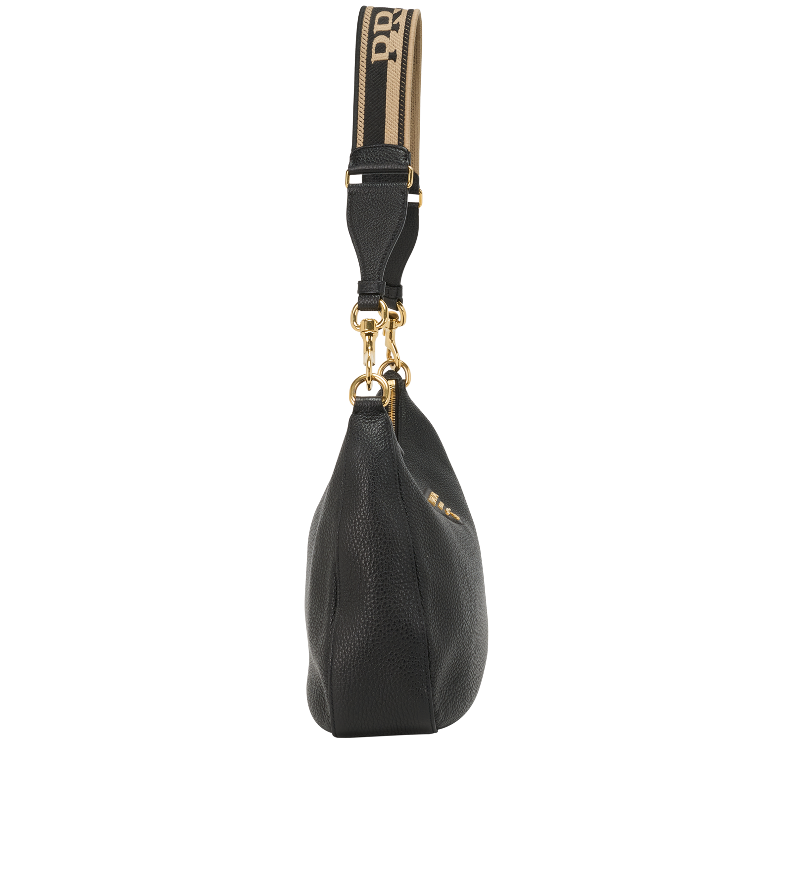 Sport Logo Hobo, &pound;1,200, Handbags, Black, Leather, Side view